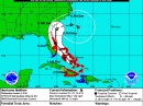 The projected path of Hurricane Matthew as of 1800 on October 5. [NOAA graphic]